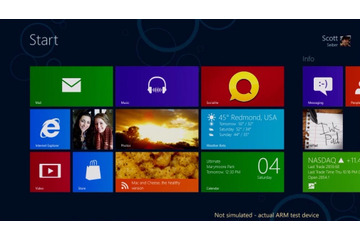 iPadの最強のライバルとなるか、ARM版Windows 8の概要発表! 画像