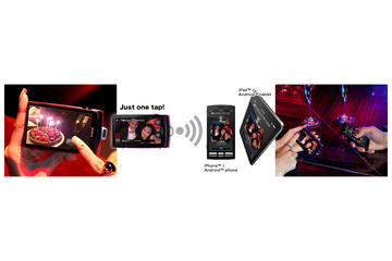 【CP+ 2012(Vol.15)】スマホ転送やAR搭載のGPS機能が楽しい、富士フイルムのFinePix 画像