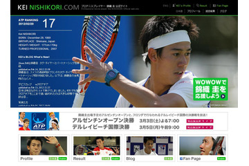 錦織圭が世界ランキングをまた更新!日本男子最高の17位 画像