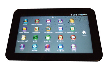 Wi-Fi・3G対応の7型Androidタブ「Ampro(アンプロ)」……ヤフオク等をプリイン 画像
