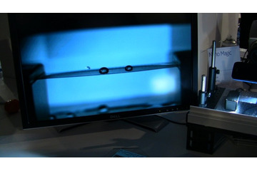 【MWC 2012 Vol.42（動画）】水滴が球のように滑る！ ノキアの超撥水コーティング技術「Nano Magic」 画像