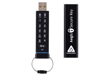 7～15桁でパス入力できるキーパッド搭載のセキュアな暗号化USBメモリ 画像