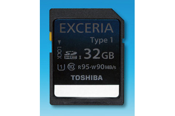 東芝、UHS-I対応SDHC・SDXCカードの新ブランド「EXCERIA」……世界最速水準モデルも 画像