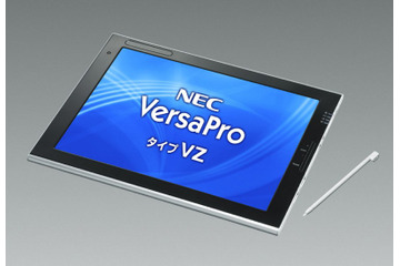 NEC、Windows 7 ProfessionalとデュアルコアCPU搭載の12.1型タブレットPC 画像
