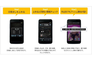 忙しい朝に、朝専用アプリ……NTT Comのスマホアプリ「朝コレ」 画像