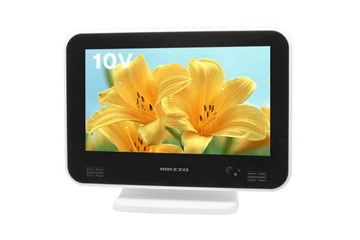 実売1万2千円! 見やすい角度に調整できるスタンド付き10型液晶テレビ 画像