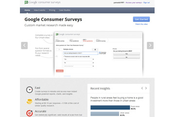 Google、調査アンケートと有料コンテンツを組み合わせた「Consumer Survey」を発表 画像