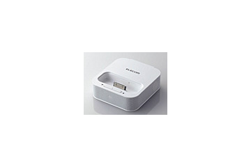 エレコム、AC電源/乾電池駆動と充電が可能なDockコネクタ対応ipod専用小型スピーカー 画像
