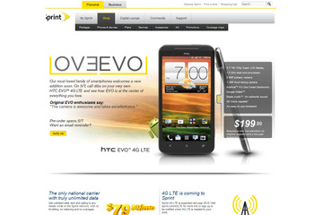 Sprint、「HTC EVO 4G LTE」を正式発表! 同社初のLTE対応端末 画像