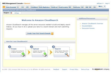 アマゾンがAWS向けの検索サービス「Amazon CloudSearch」を発表 画像