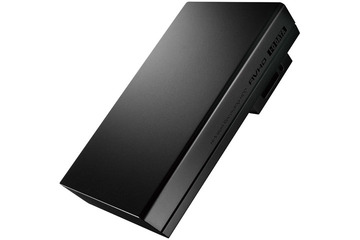 アイ・オー、工具不要でテレビ背面に取付可能&コンセント接続不要の番組録画用HDD 画像