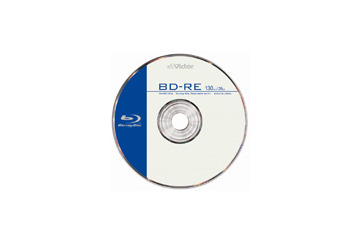 ビクター、録画用の2倍速BD-R/REディスク 画像