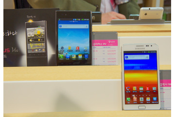 【韓国LGレポート2012 Vol.7(動画)】5インチスマホ「Optimus Vu」の実力を体感! 画像