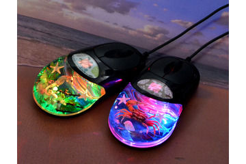 まるで海を切り取ったよう!? 海洋生物の標本を入れた夏にぴったりなマウスが登場 画像