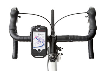 自転車ナビや走行風景撮影に最適! iPhone 4S・4用自転車ホルダー 画像