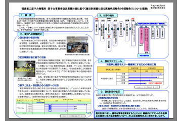 【地震】福島第一原子力発電所の状況(5月31日午後3時現在)…復旧中間報告 画像