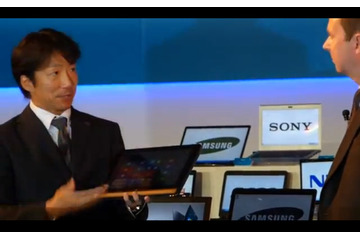 【COMPUTEX TAIPEI 2012 Vol.10】東芝が開発中のPCをプレビュー［動画］ 画像