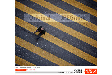画質を落とさず、ファイルサイズを最大5分の1に!……JPEGminiフォトサーバー販売開始 画像