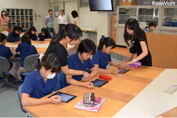 品川女子学院で「iPad×English」特別講座 画像