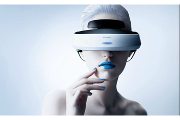 ソニー、約20%軽量化した有機EL搭載ヘッドマウントディスプレイ……750型相当の大画面 画像