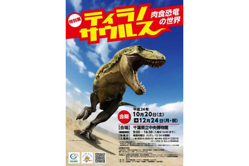 特別展「ティラノサウルス-肉食恐竜の世界-」千葉中央博物館 画像