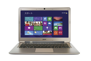 日本エイサー、高速起動Ultrabookや10点マルチタッチ対応モデルなどノートPCを9機種 画像