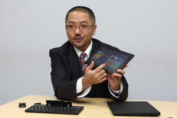 【インタビュー】Windows 8搭載タブレットが企業にもたらすインパクト……レノボ「ThinkPad Tablet 2」（後編） 画像