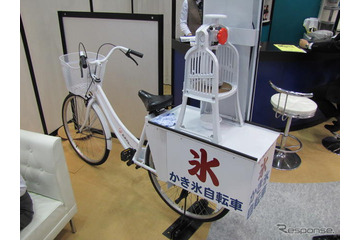 【JIMTOF12】祭りで大人気のかき氷自転車 画像