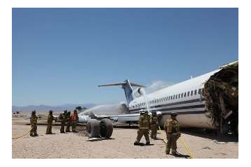 本物のジェット旅客機を墜落させた実験［動画・視聴注意］ 画像