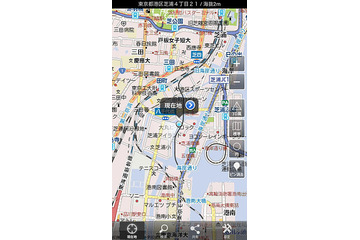 iPhoneアプリ 地図マピオン が100万ダウンロード突破 画像