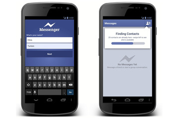 Android版「Facebookメッセンジャー」アプリ、アカウントなしでも利用可能に 画像