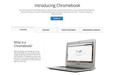 【クリスマス】Google、100ドル以下でノートPC「Chromebook」を学校に提供 画像