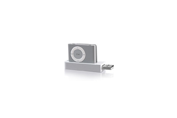 トリニティ、スマートなiPod shuffleにピッタリのUSB Dock 画像