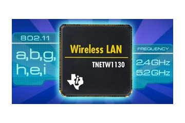 テキサスインスツルメンツ、IEEE802.11a/b/g自動対応の無線LANコントローラ「TNETW1130」を発表 画像