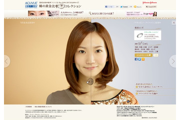 瞳の黄金比率コレクション……この瞳は誰? あなたも変身!! 画像