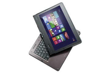 レノボ・ジャパン、液晶がヒンジで回転するコンバーチブル型Ultrabook「ThinkPad Twist」 画像