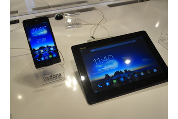 【MWC 2013 Vol.40(動画)】ASUS、ハイスペックでユニークな2in1デバイス「PadFone Infinity」 画像