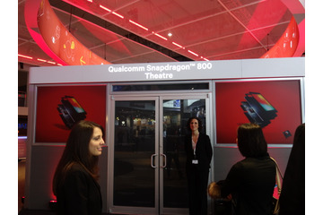 【MWC 2013 Vol.53（動画）】7.1chサラウンドをヘッドフォン再生！新型Snapdragon 800シリーズの実力を体験 画像