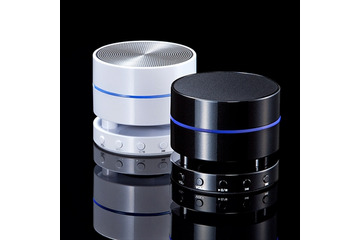 スマホ向けバッテリ内蔵モバイルワイヤレススピーカー、ハンズフリー通話に対応 画像