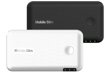 UQコミュニケーションズ、世界最薄WiMAXモバイルルータ「Mobile Slim」を発売 画像