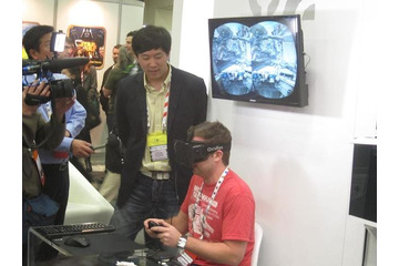 【GDC 2013】ヘッドマウントディスプレイ Oculus VR 画像