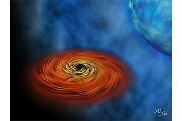 理化学研と3大学、ブラックホールに落ち込む「最後の1/100秒」を観測 画像