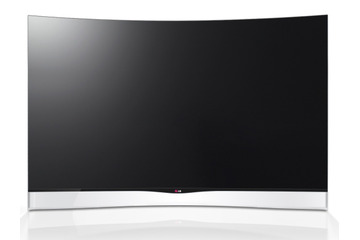 LG、IMAXシアターのような画面がカーブする55型有機ELテレビ 画像