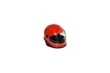 タバコを吸うヘルメット!? グリーンハウス、単3形電池2本でも駆動するユニークなヘルメット型USB吸煙灰皿 画像