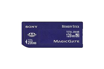 ソニー、従来比4倍の高速データ転送/マジックゲート対応メモリースティック 画像