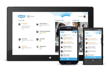 「Skype for Android 4.0」公開……Windows Phone 8にあわせデザイン一新 画像