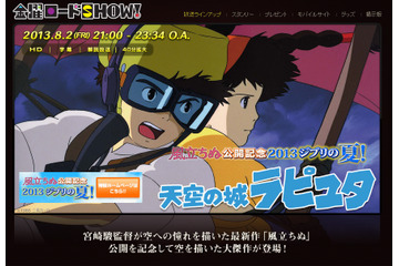 「バルス祭」再び! 「天空の城ラピュタ」のニコニコ映画実況にジブリ鈴木敏夫氏出演 8月2日 画像