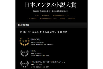 第1回「日本エンタメ小説大賞」発表……受賞作は9月出版 画像