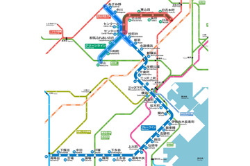 横浜市営地下鉄、グリーンライン全線で携帯電話が利用可能に 画像