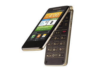 サムスン、“ケータイっぽい”2画面スマートフォン「Galaxy Golden SHV-E400」発表 画像